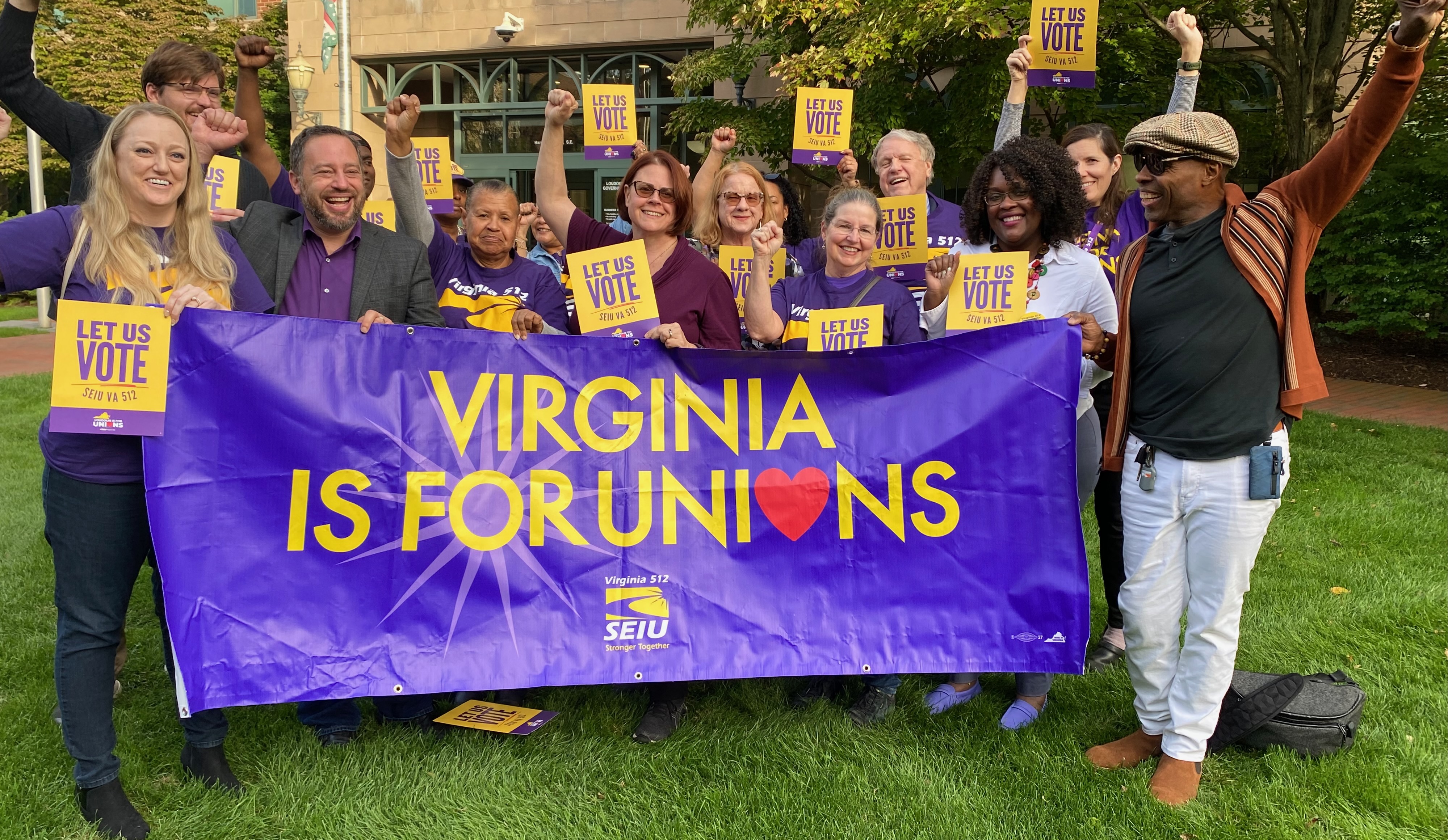 SEIU Virginia 512 -- Loudoun -- group picture