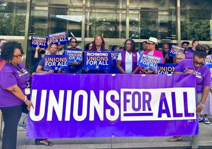 Richmond City Workers Join Mayor and City Council Members to Celebrate Historic Contract for Workers’ Rights Protection